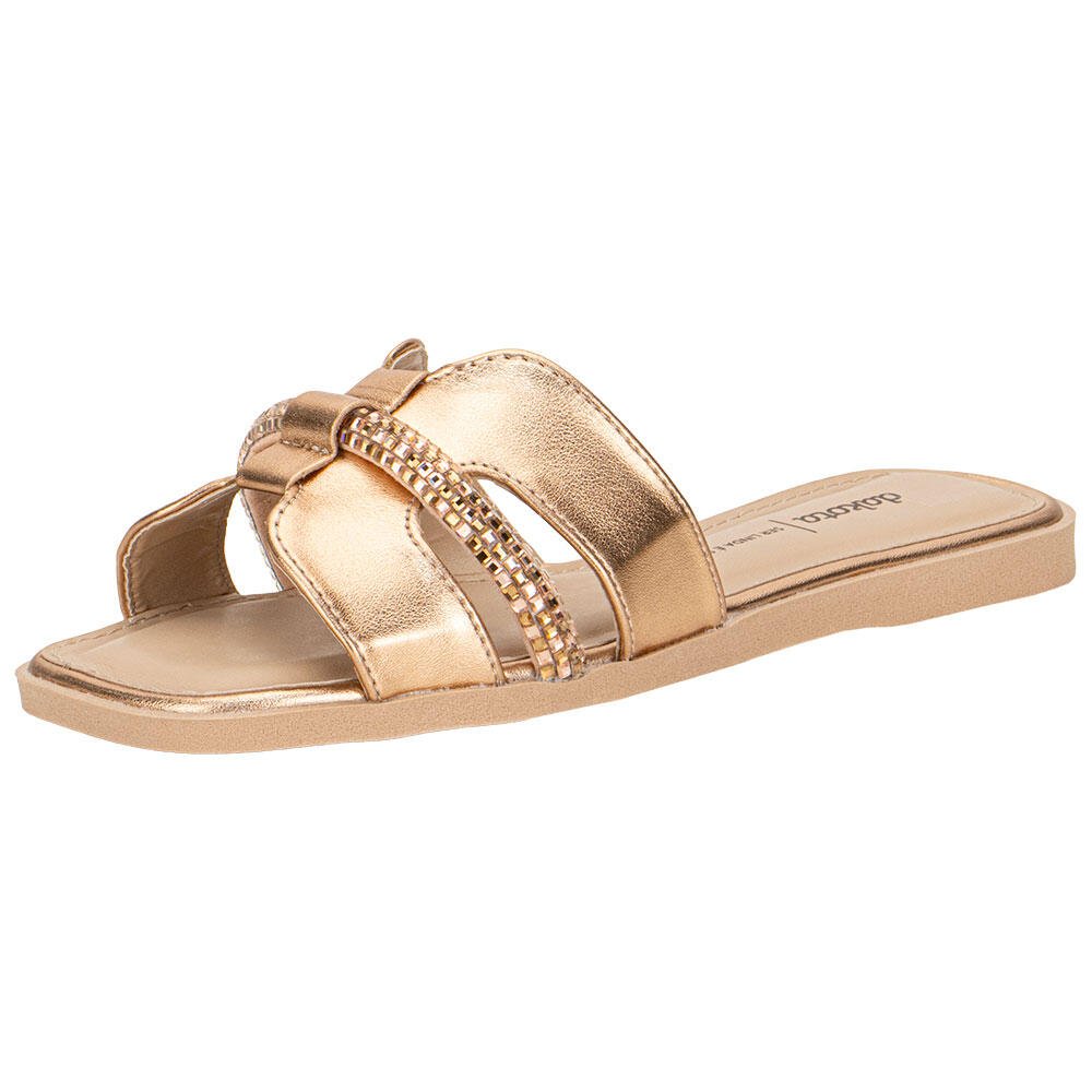 TAMANCO FEMININO FLAT DAKOTA Y8103 Bronze 1