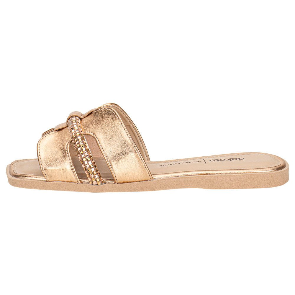 TAMANCO FEMININO FLAT DAKOTA Y8103 Bronze 2