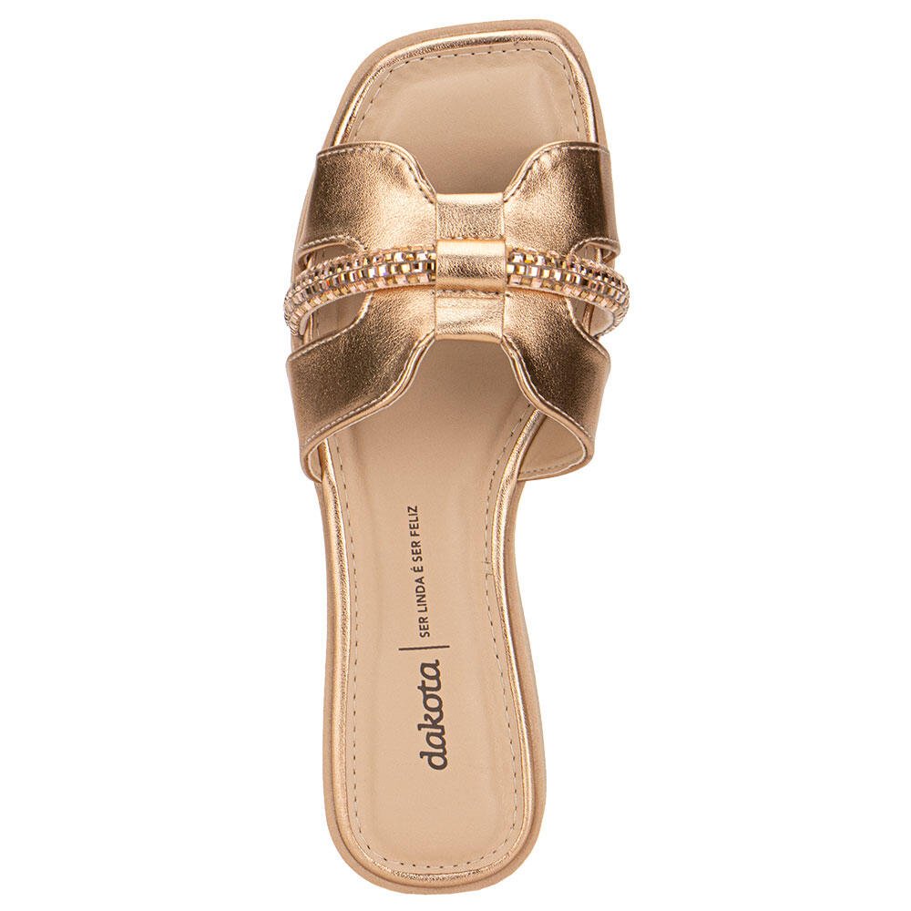 TAMANCO FEMININO FLAT DAKOTA Y8103 Bronze 5