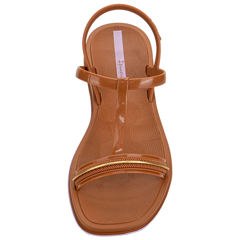 SANDÁLIA FEMININA FLAT GLOW IPANEMA 27402 Caramelo 5