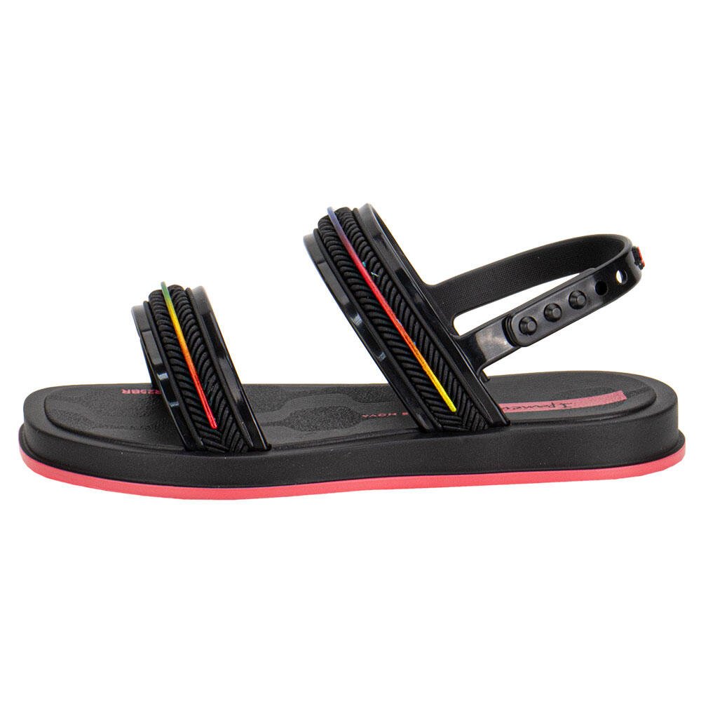 SANDÁLIA INFANTIL GLOW BABY IPANEMA 27404 Preto/Rosa 2