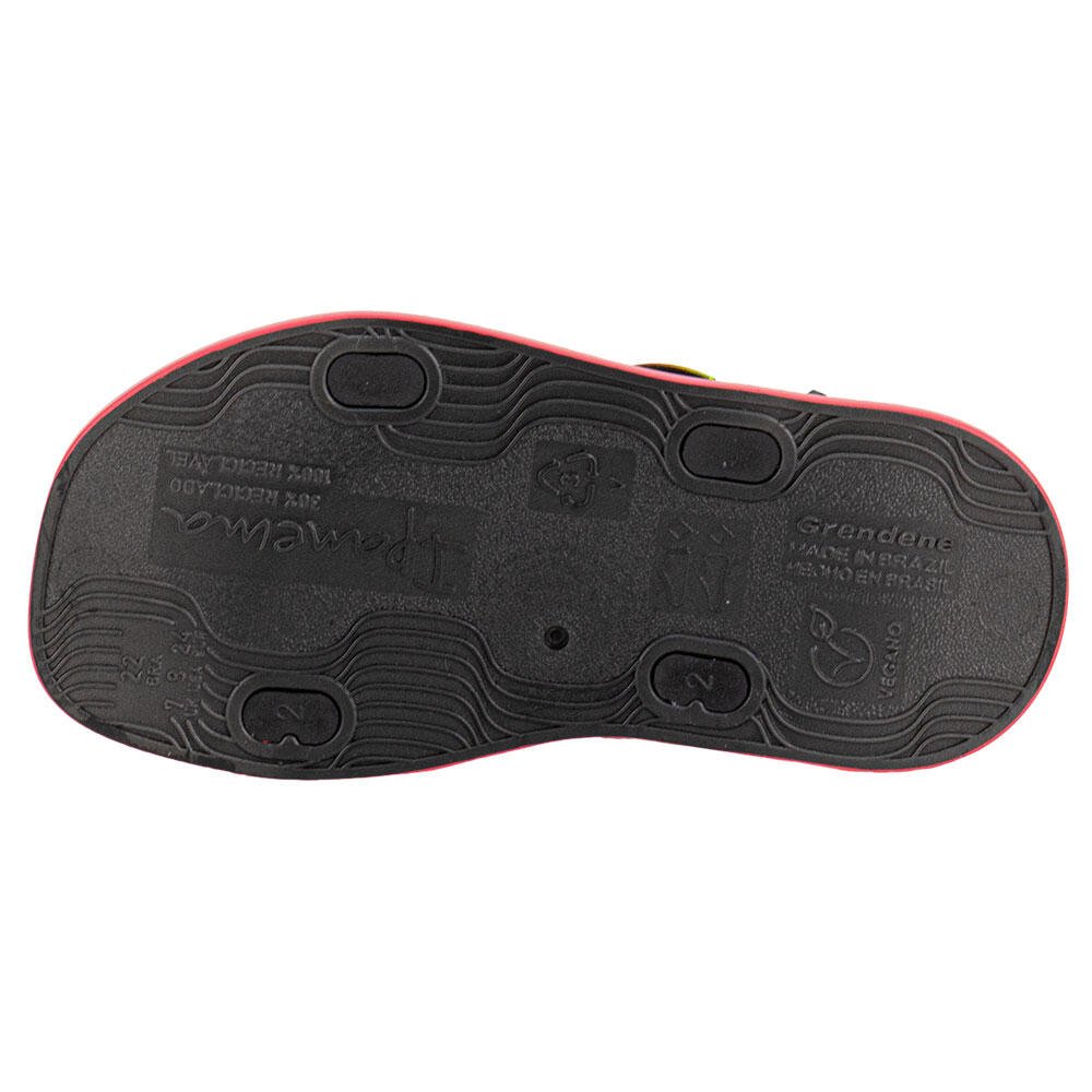 SANDÁLIA INFANTIL GLOW BABY IPANEMA 27404 Preto/Rosa 4