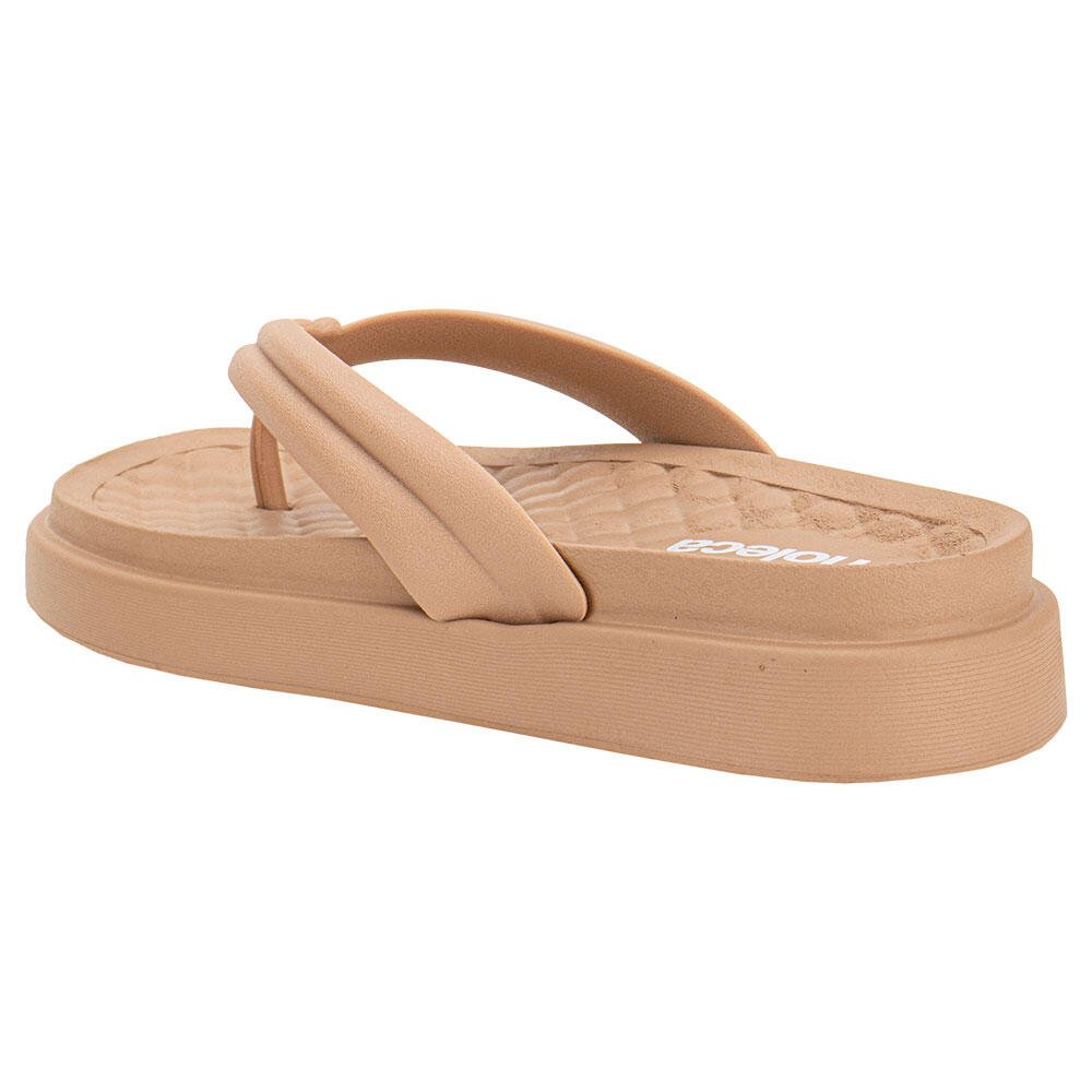 TAMANCO FEMININO FLAT MOLECA 5554100 Salmão 3