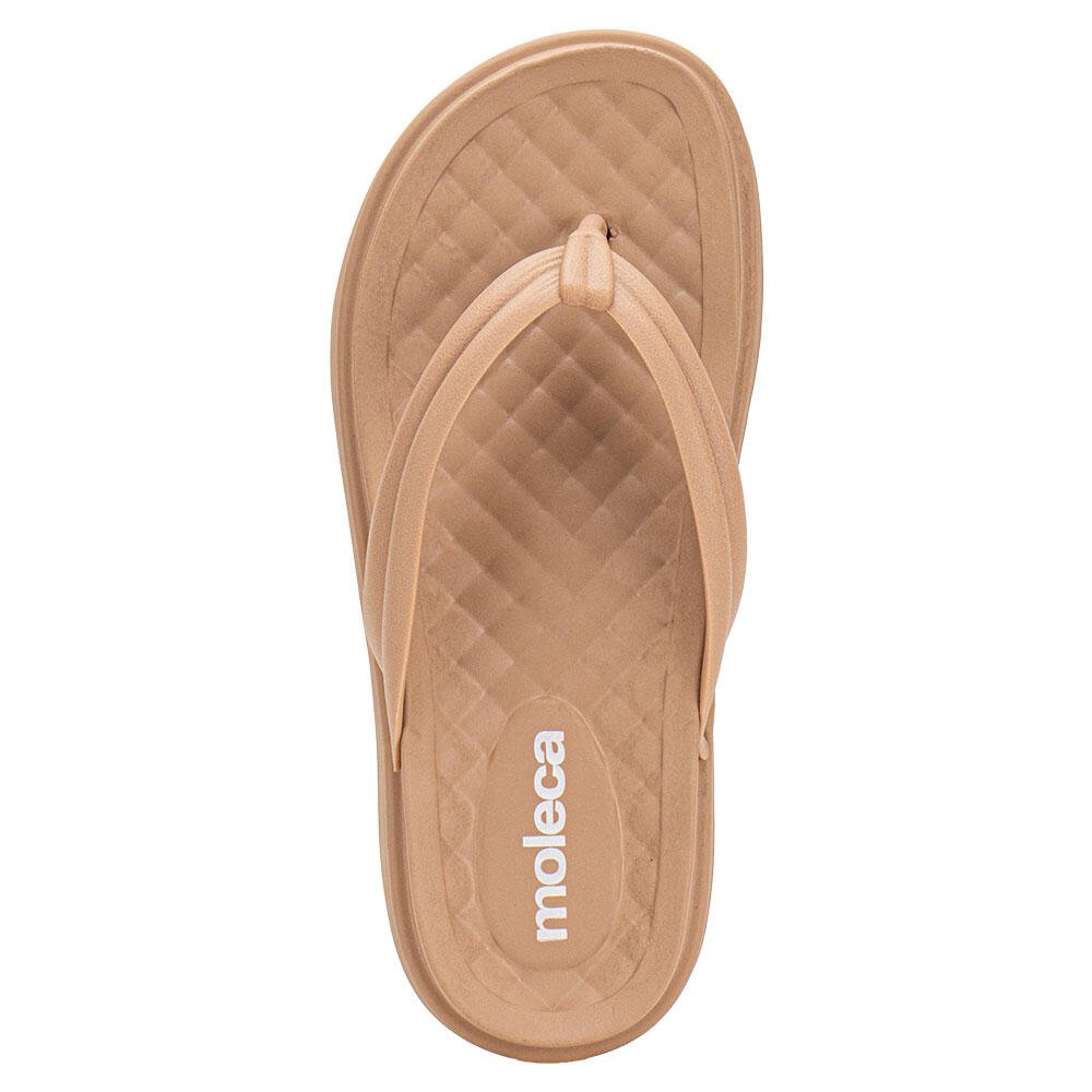 TAMANCO FEMININO FLAT MOLECA 5554100 Salmão 5