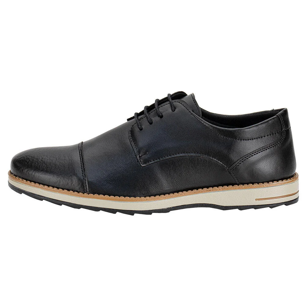 SAPATO MASCULINO MAIS LEVE 501 Preto 2