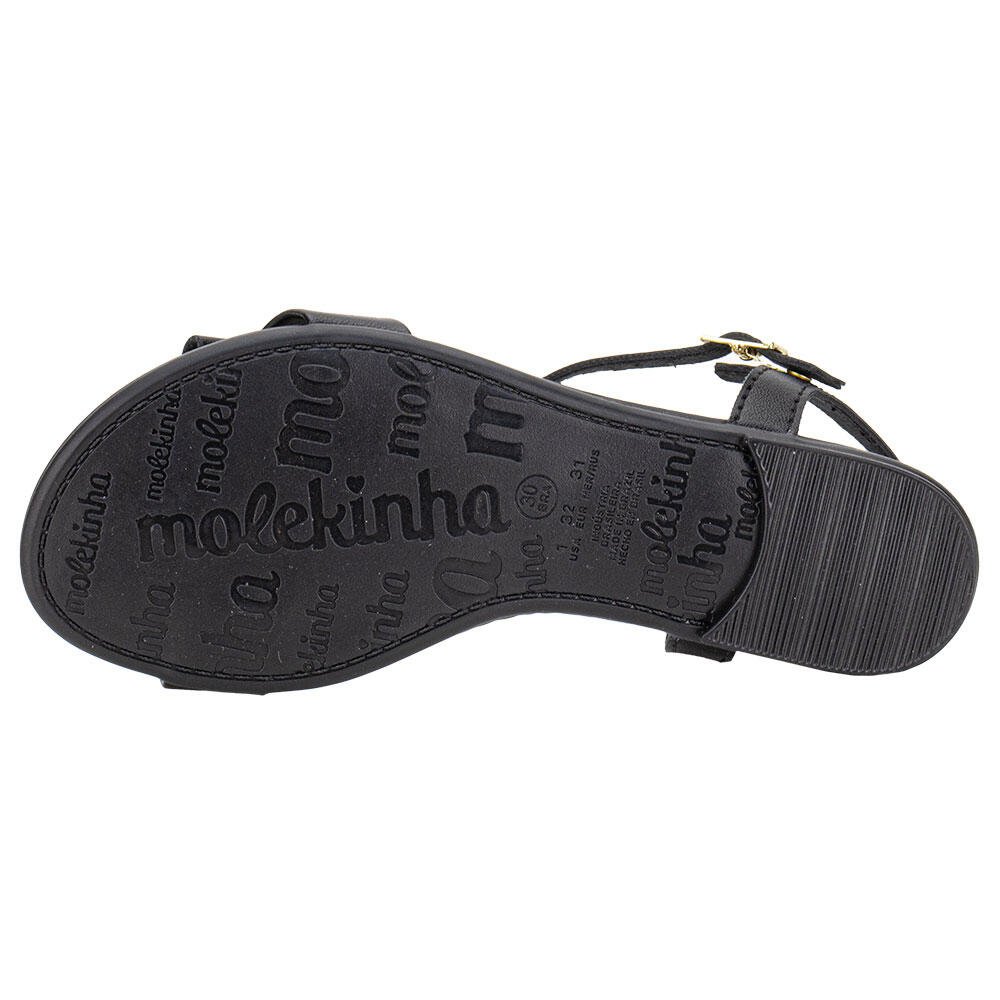 SANDÁLIA INFANTIL MOLEKINHA 21571204 Preto 4