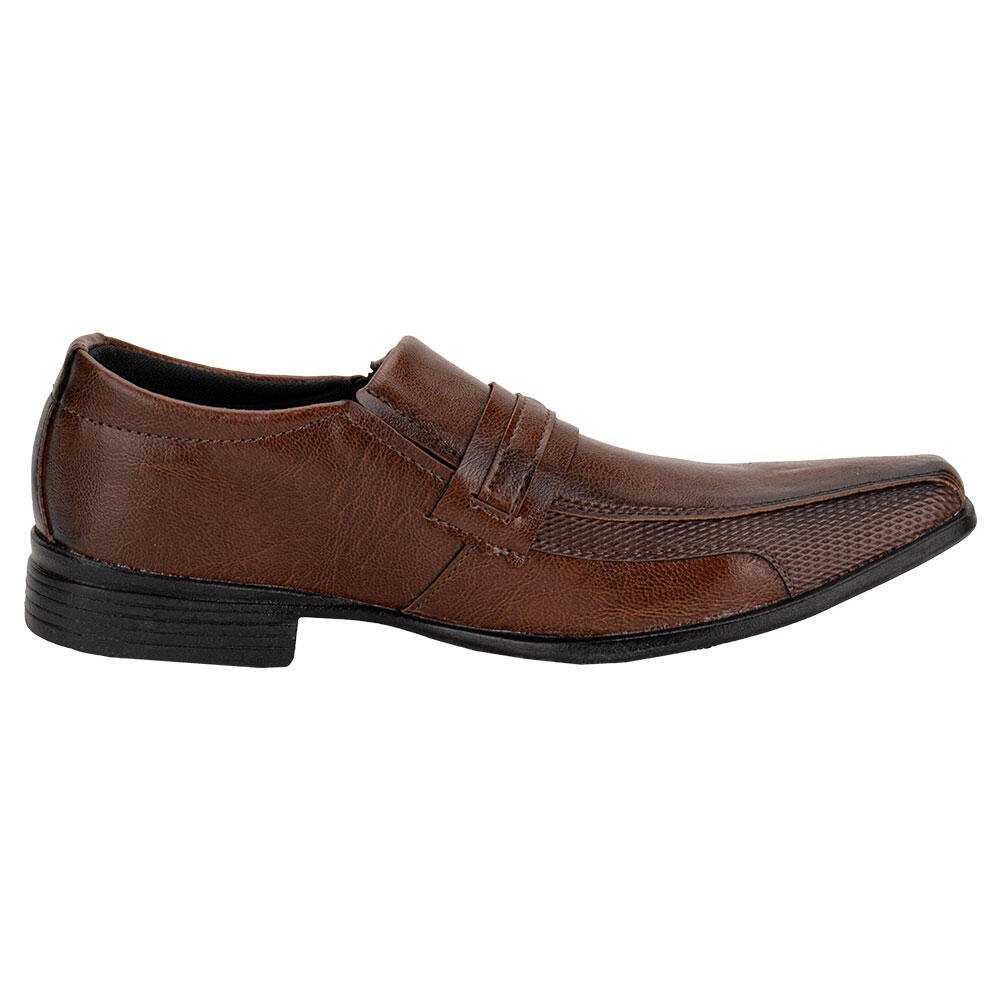 SAPATO MASCULINO SOCIAL MAIS LEVE 611 Caramelo 5