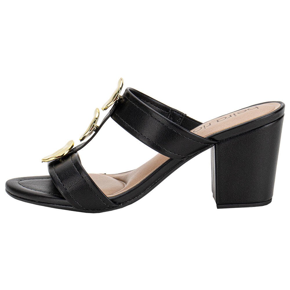 TAMANCO FEMININO SALTO GROSSO BEIRA RIO 8280691 Preto 2