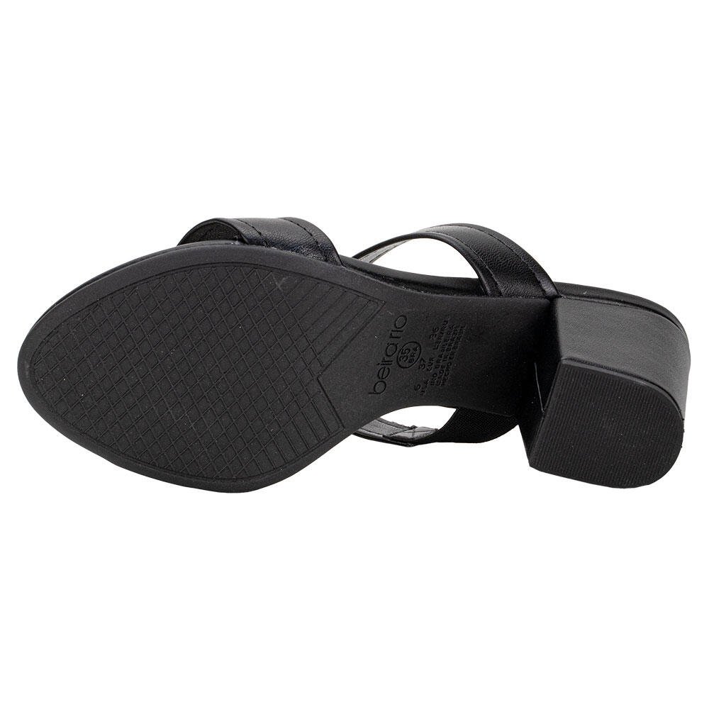 TAMANCO FEMININO SALTO GROSSO BEIRA RIO 8280691 Preto 4