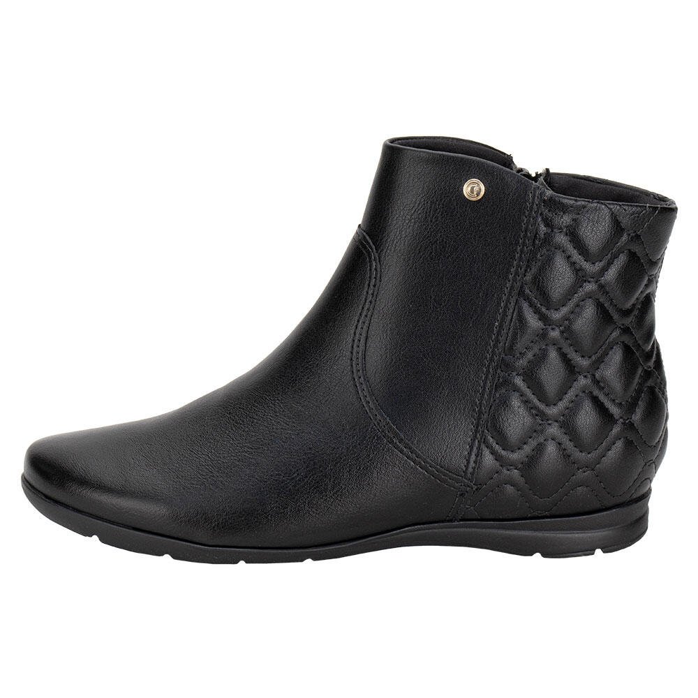 BOTA FEMININA CANO BAIXO COMFORTFLEX 2491301 Preto 2