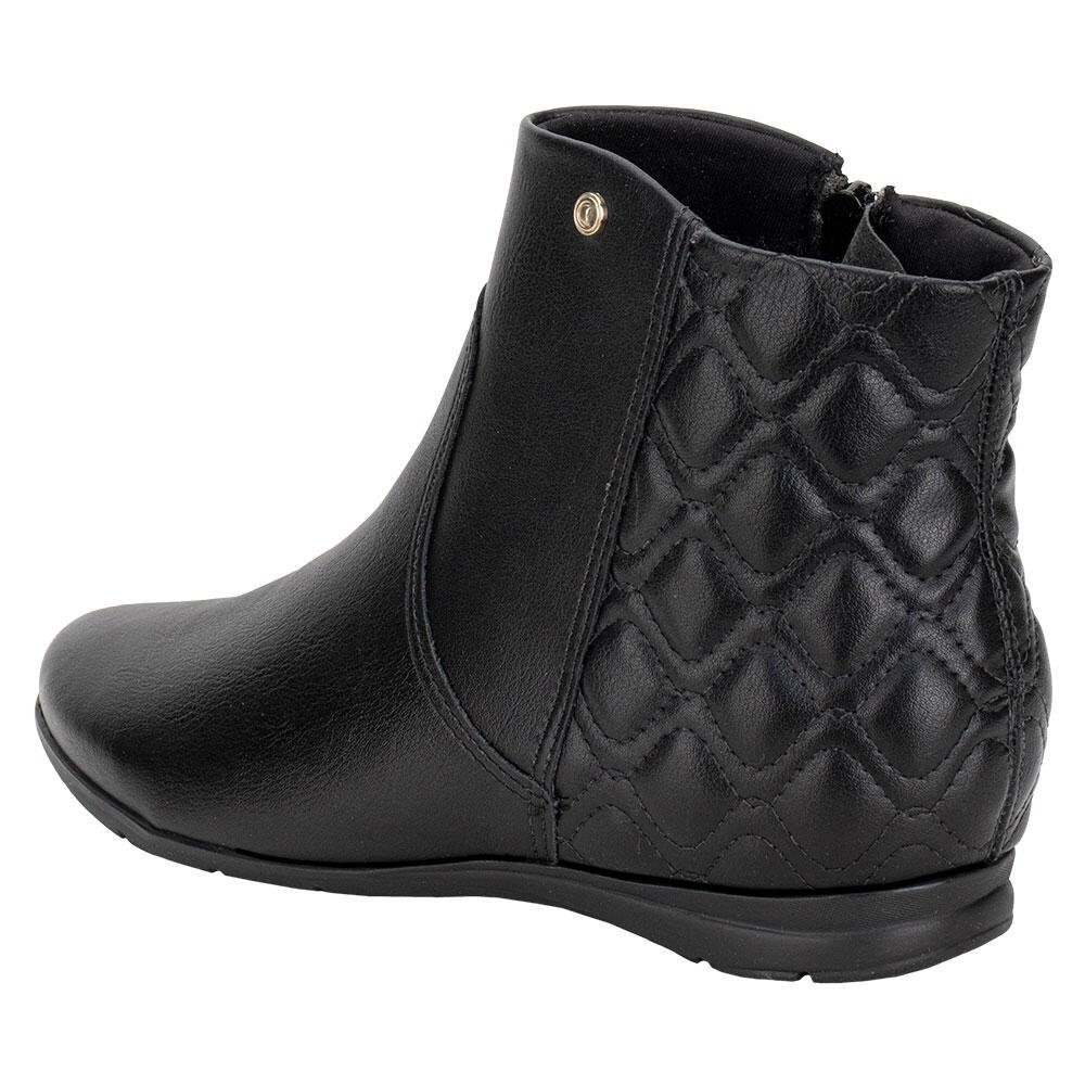 BOTA FEMININA CANO BAIXO COMFORTFLEX 2491301 Preto 3