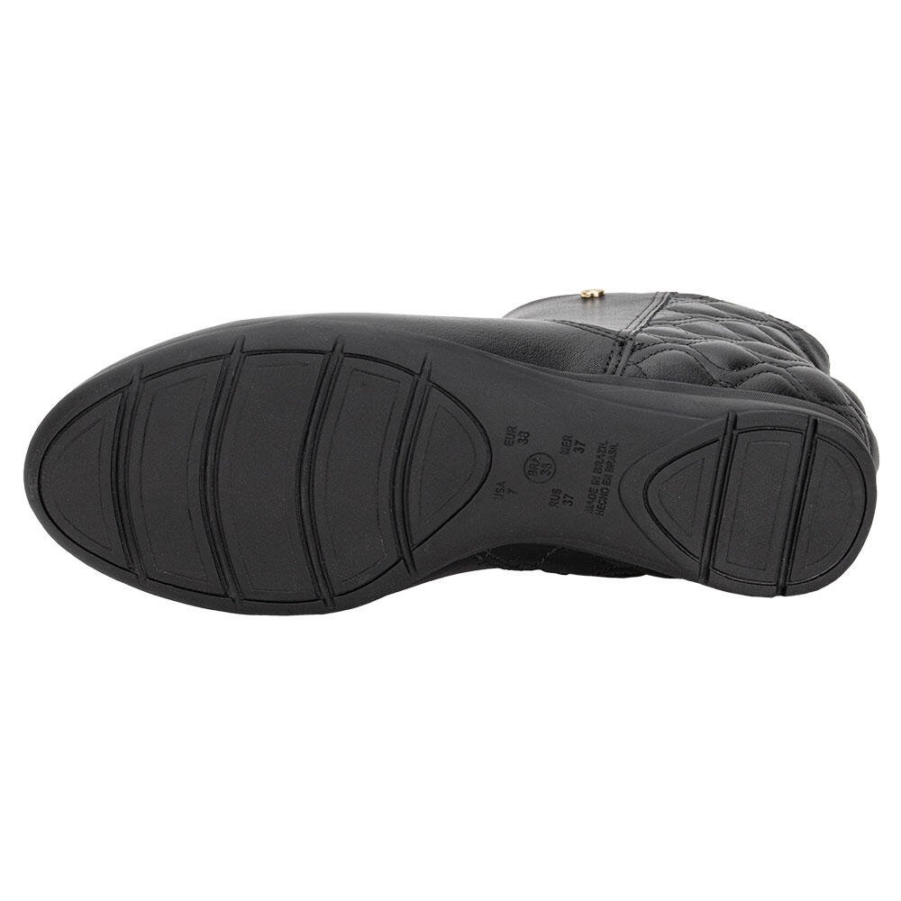 BOTA FEMININA CANO BAIXO COMFORTFLEX 2491301 Preto 4