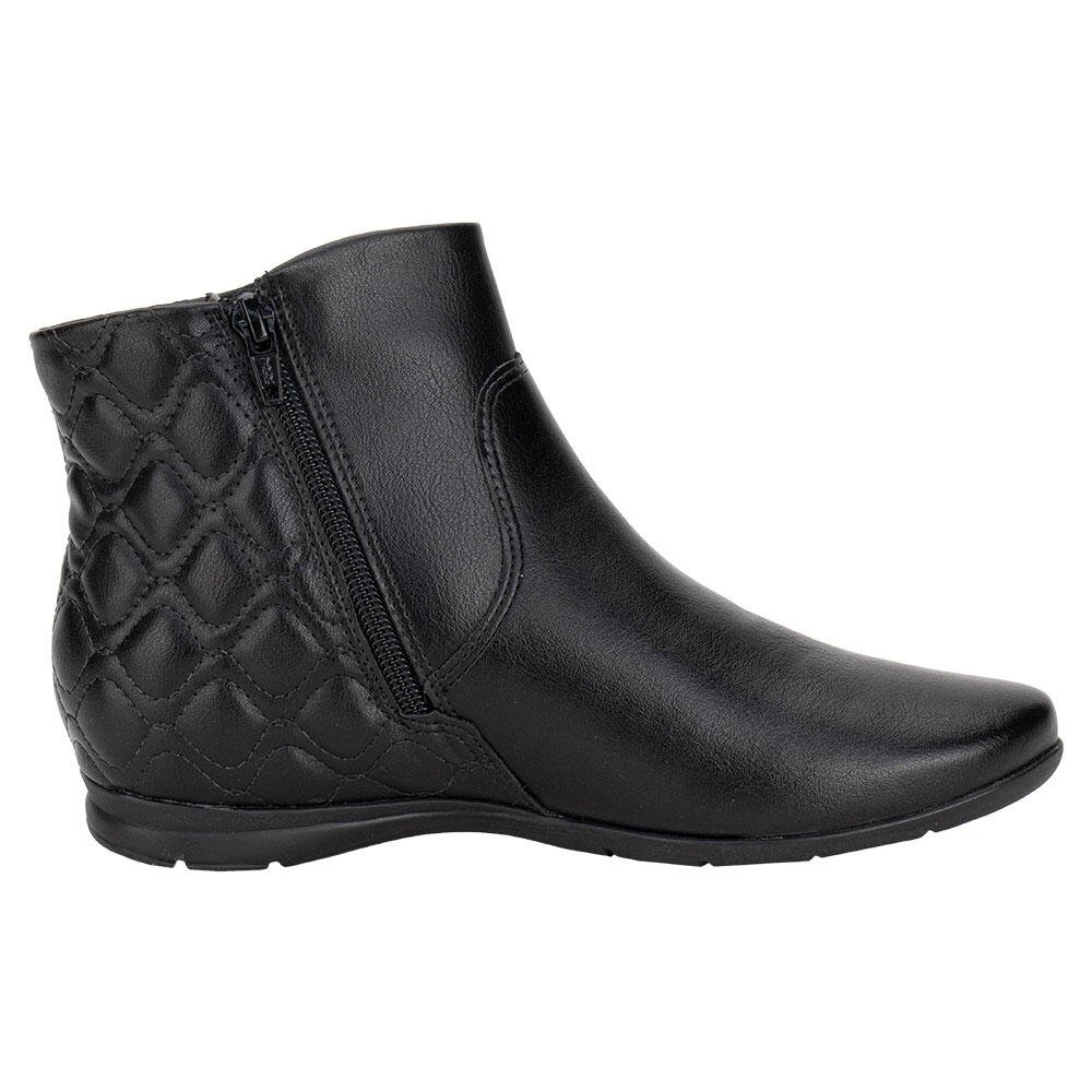 BOTA FEMININA CANO BAIXO COMFORTFLEX 2491301 Preto 5