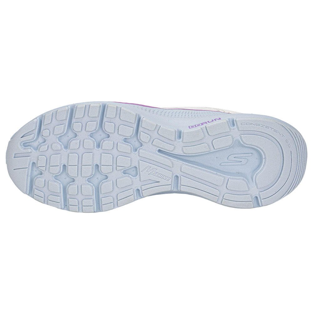 TÊNIS FEMININO RUN CONSISTENT 2.0 SKECHERS 128607BR Branco/Azul 4