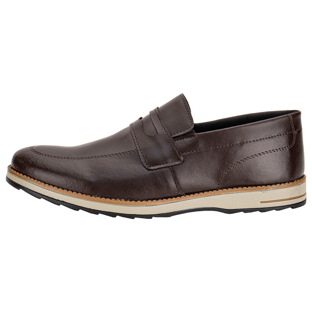 SAPATO MASCULINO MAIS LEVE 500 Café 2
