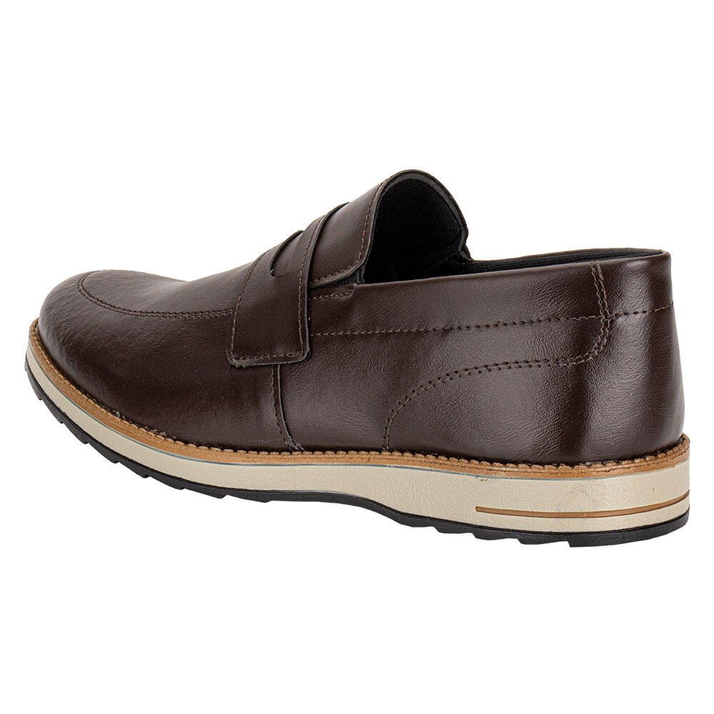 SAPATO MASCULINO MAIS LEVE 500 Café 3
