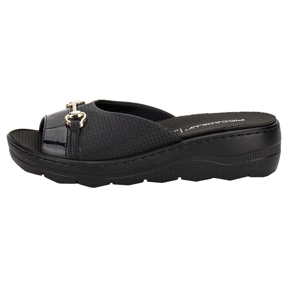TAMANCO FEMININO ANABELA PICCADILLY 568060 Preto 2