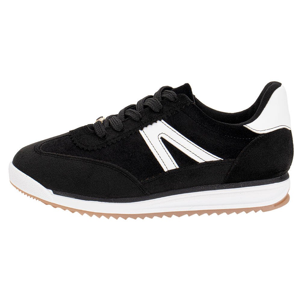 TÊNIS FEMININO CASUAL VIZZANO 1450102 Preto/Branco 2