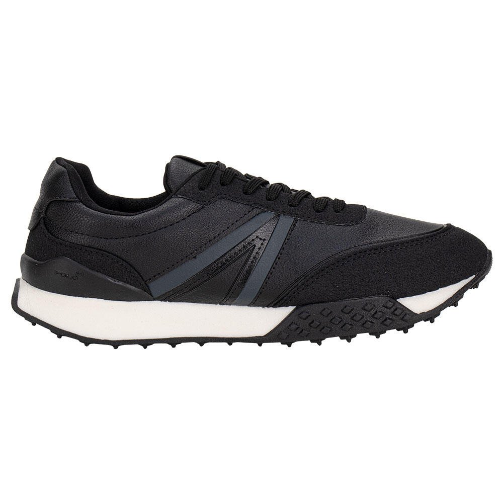 TÊNIS MASCULINO CASUAL POLO GO GO461 Preto/Cinza 5