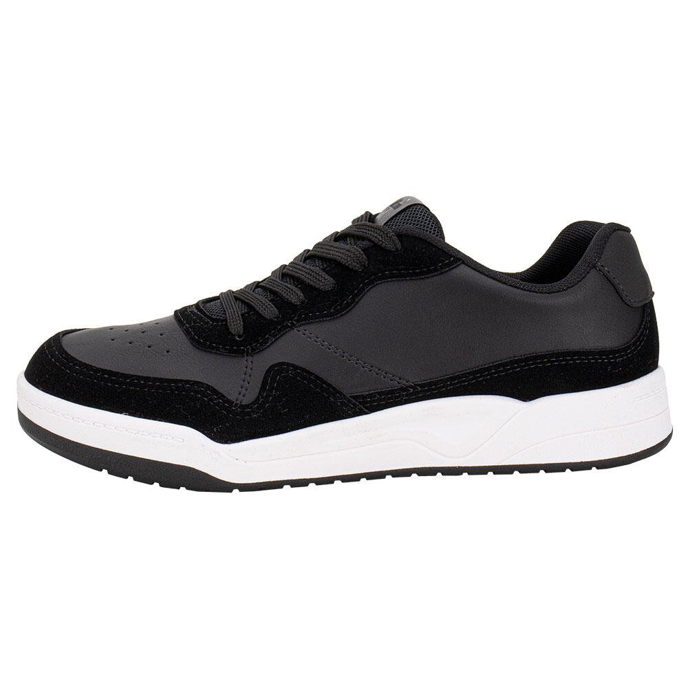 TÊNIS MASCULINO CASUAL BRSPORT 60004202 Preto/Branco 2