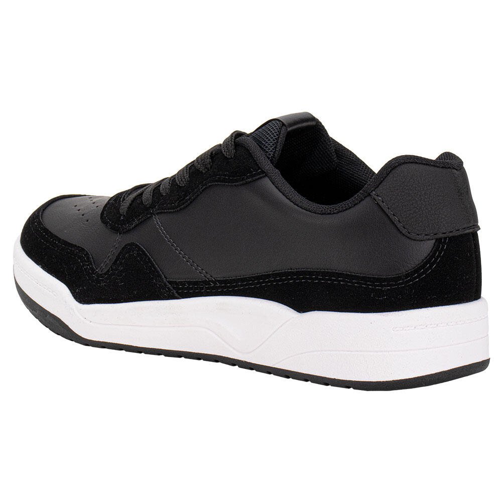 TÊNIS MASCULINO CASUAL BRSPORT 60004202 Preto/Branco 3