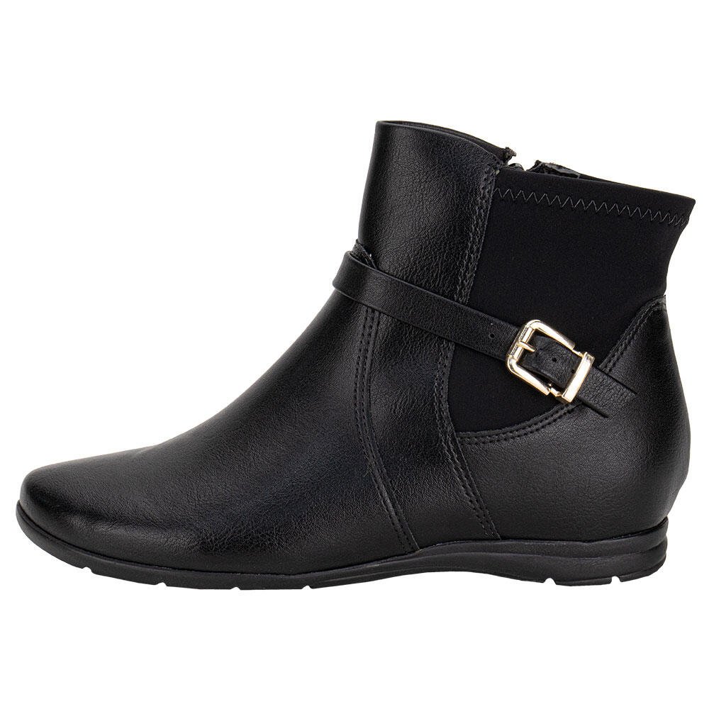 BOTA FEMININA CANO BAIXO COMFORTFLEX 2491304 Preto 2