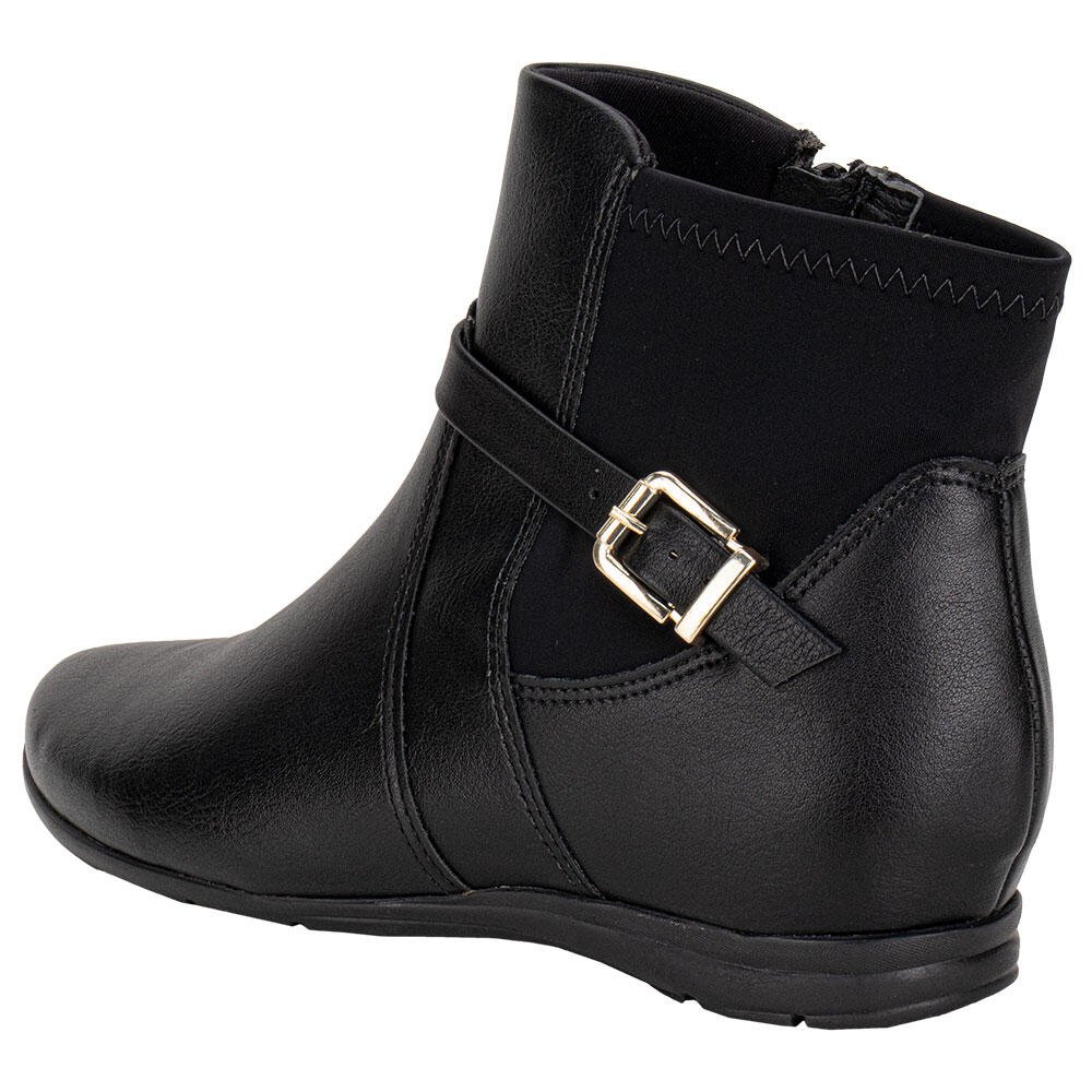 BOTA FEMININA CANO BAIXO COMFORTFLEX 2491304 Preto 3