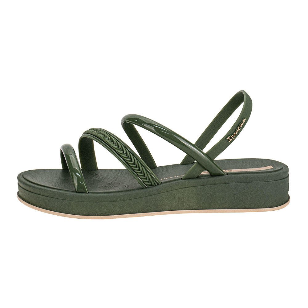 SANDÁLIA FEMININA FLAT GLOW UP IPANEMA 27418 Verde 2