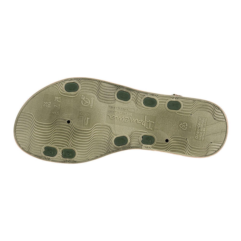SANDÁLIA FEMININA FLAT GLOW UP IPANEMA 27418 Verde 4