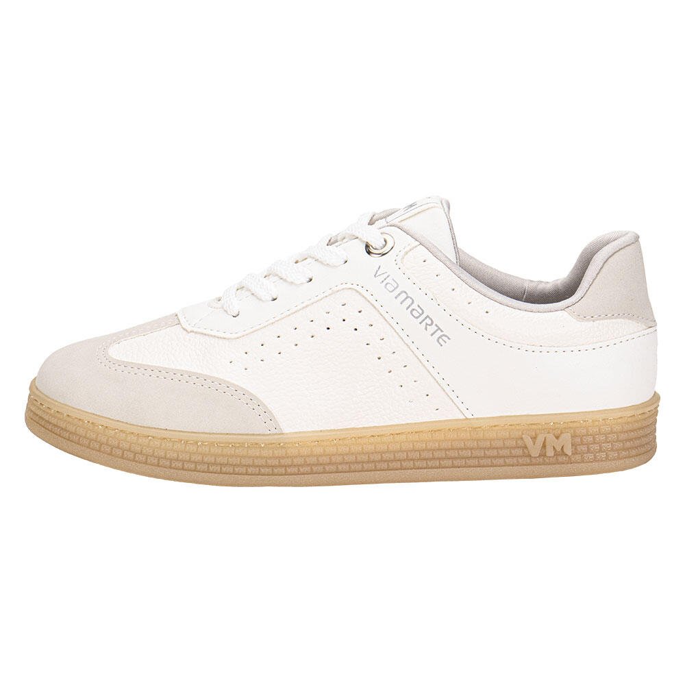 TÊNIS FEMININO CASUAL VIA MARTE 277001 Branco/Cinza 2
