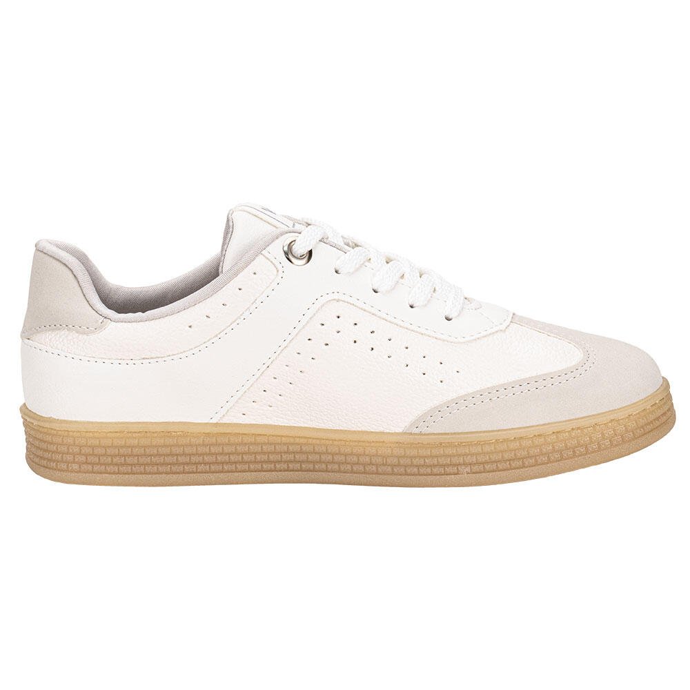 TÊNIS FEMININO CASUAL VIA MARTE 277001 Branco/Cinza 5