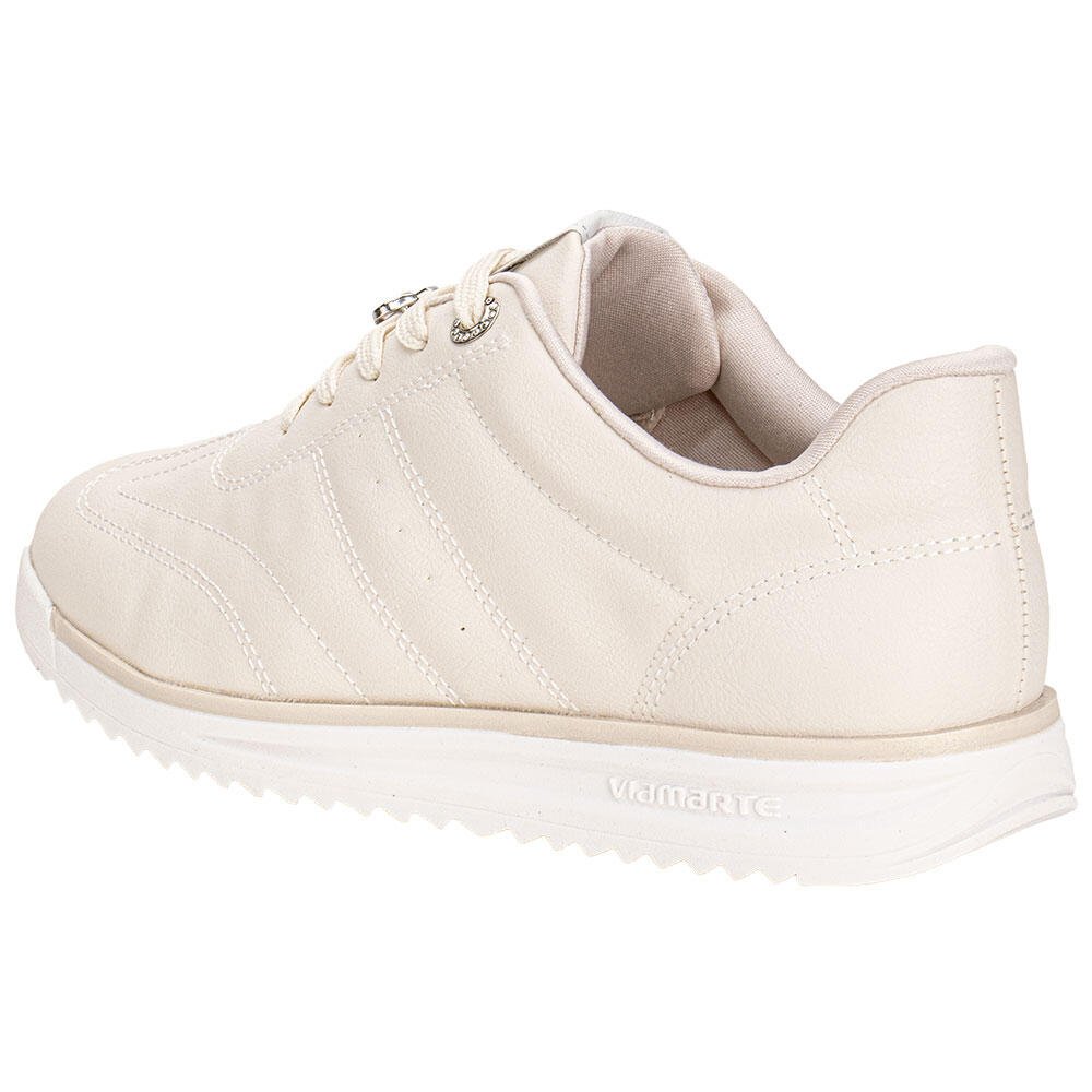 TÊNIS FEMININO VIA MARTE 226001 Marfim 3