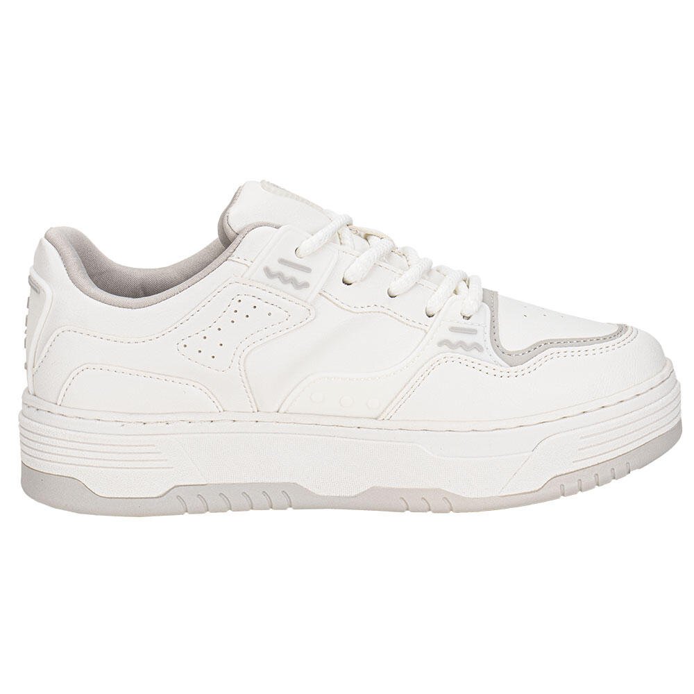 TÊNIS FEMININO CASUAL VIA MARTE 225007 Branco/Cinza 5