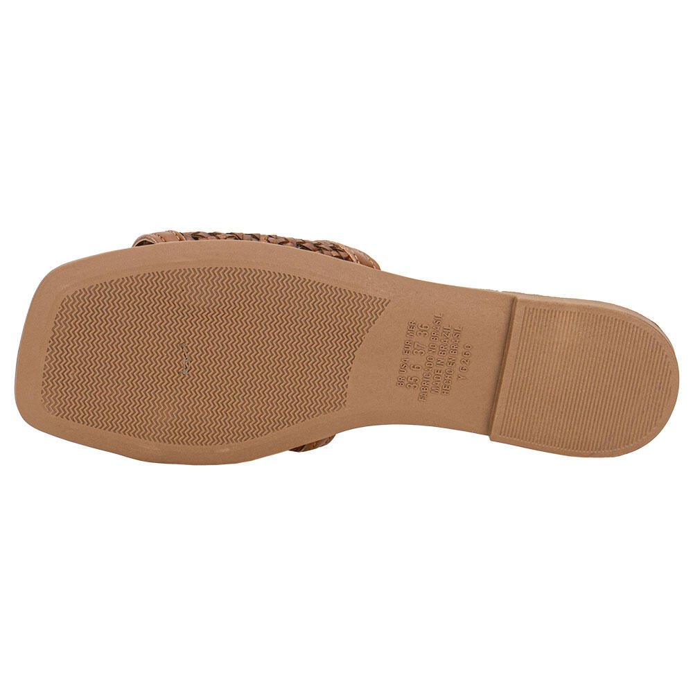 TAMANCO FEMININO FLAT DAKOTA Y9933 Caramelo 4