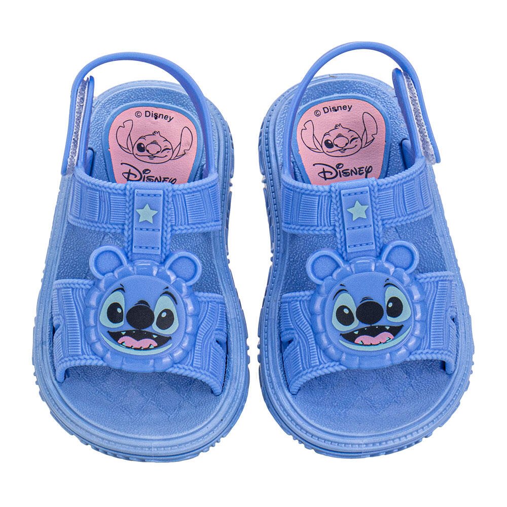 Kit Sandália e Mochila Disney Puff Grendene Kids Azul 5