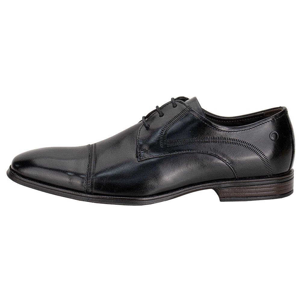 SAPATO MASCULINO SOCIAL CLOONEY DEMOCRATA 495102 Preto 2