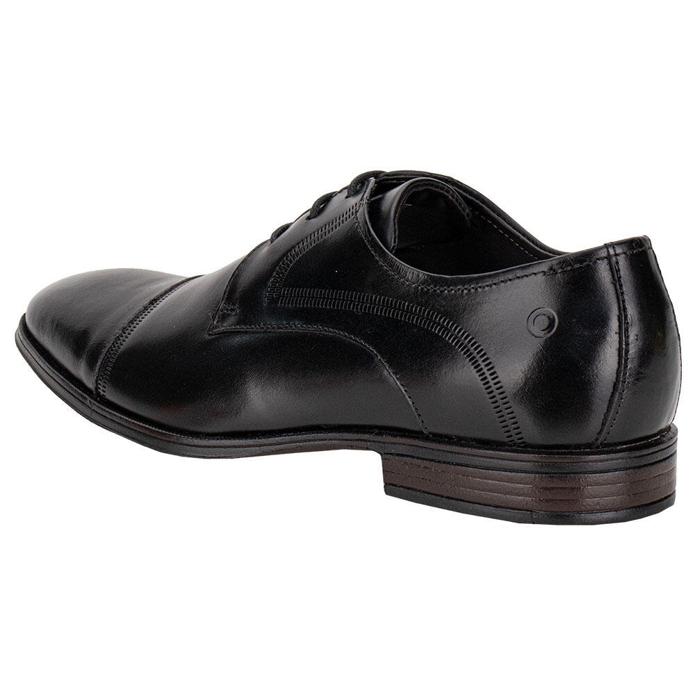 SAPATO MASCULINO SOCIAL CLOONEY DEMOCRATA 495102 Preto 3