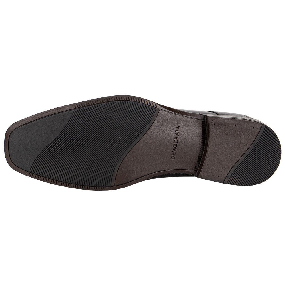SAPATO MASCULINO SOCIAL CLOONEY DEMOCRATA 495102 Preto 4