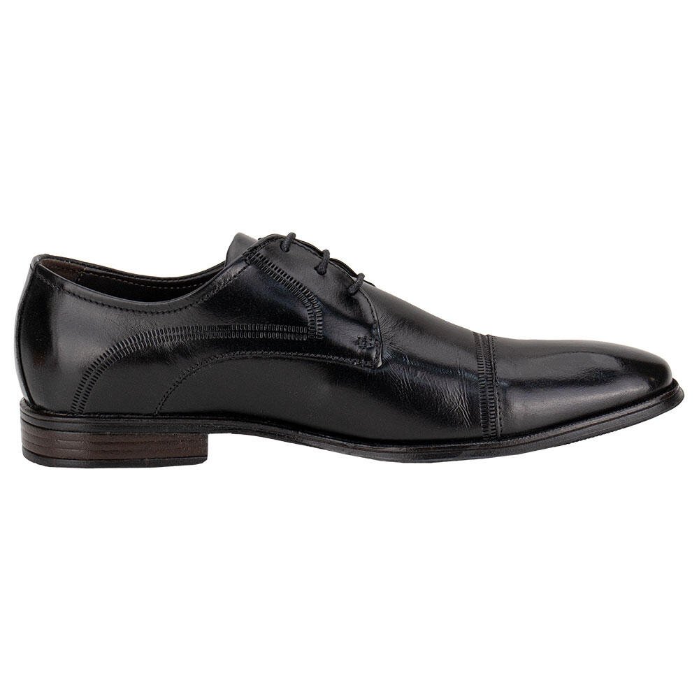 SAPATO MASCULINO SOCIAL CLOONEY DEMOCRATA 495102 Preto 5