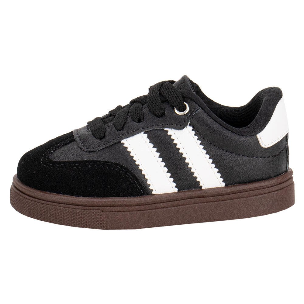 TÊNIS INFANTIL NILQI 2281 Preto/Branco 2