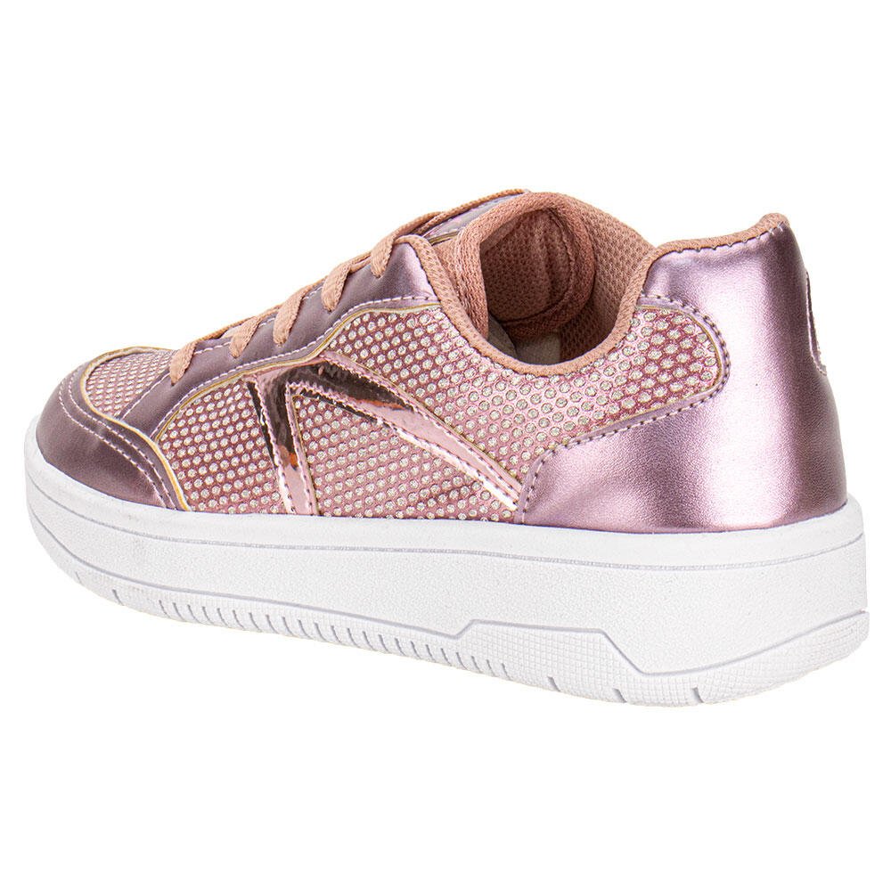 TÊNIS INFANTIL VIA VIP VV4520 Rosé 3