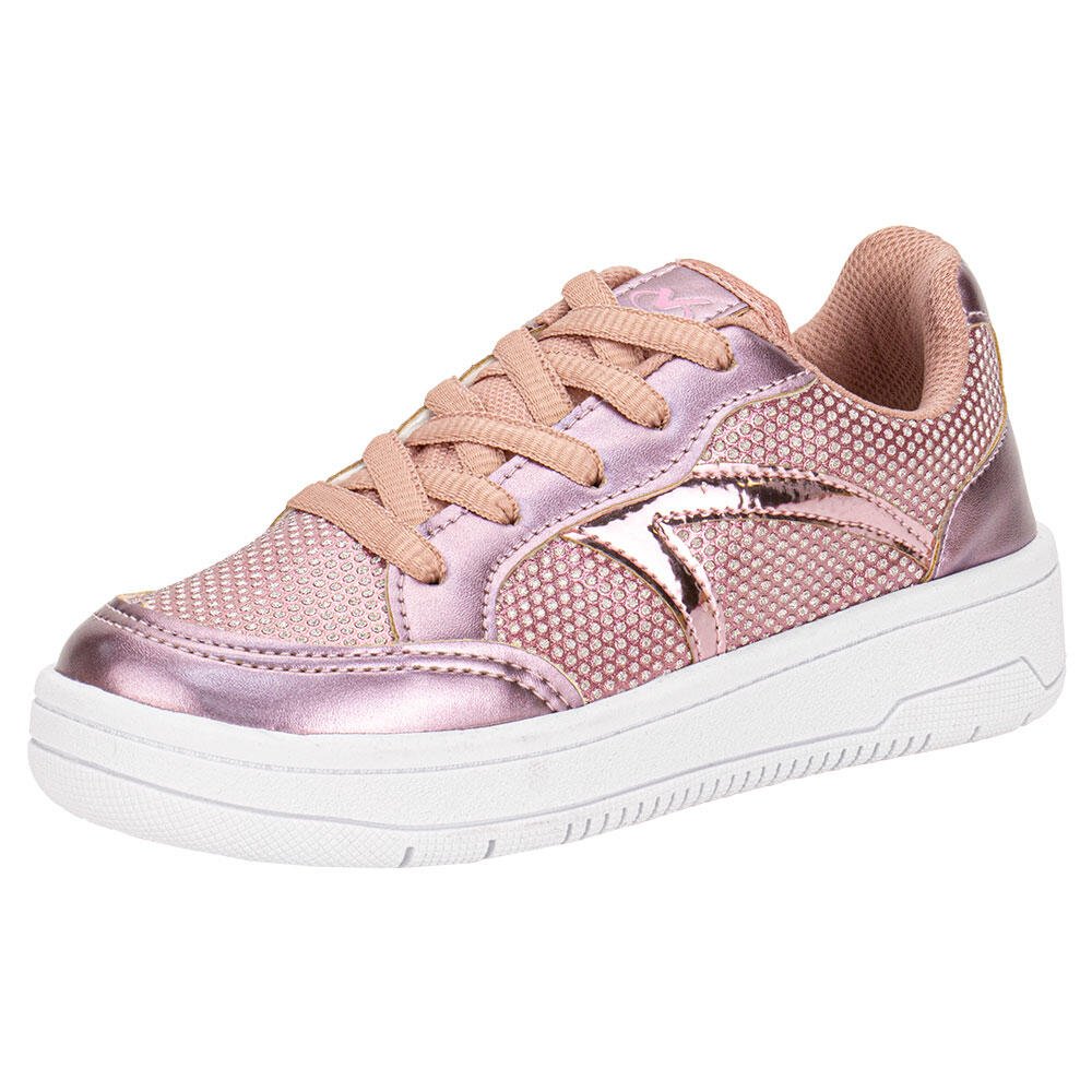 TÊNIS INFANTIL VIA VIP VV4520 Rosé 1