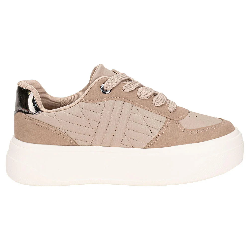 TÊNIS FEMININO CASUAL DAKOTA D0982 Bege 5