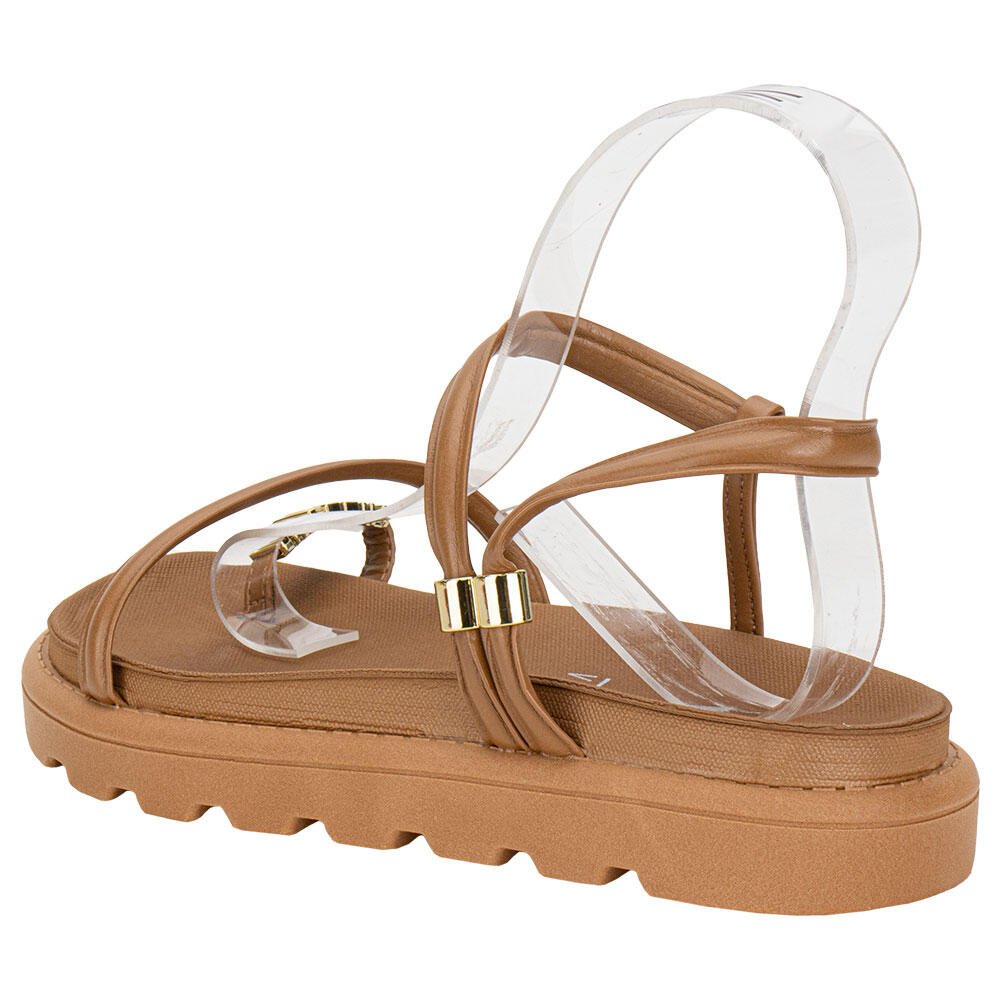 SANDÁLIA FEMININA FLAT VIZZANO 6510116 Camel 3