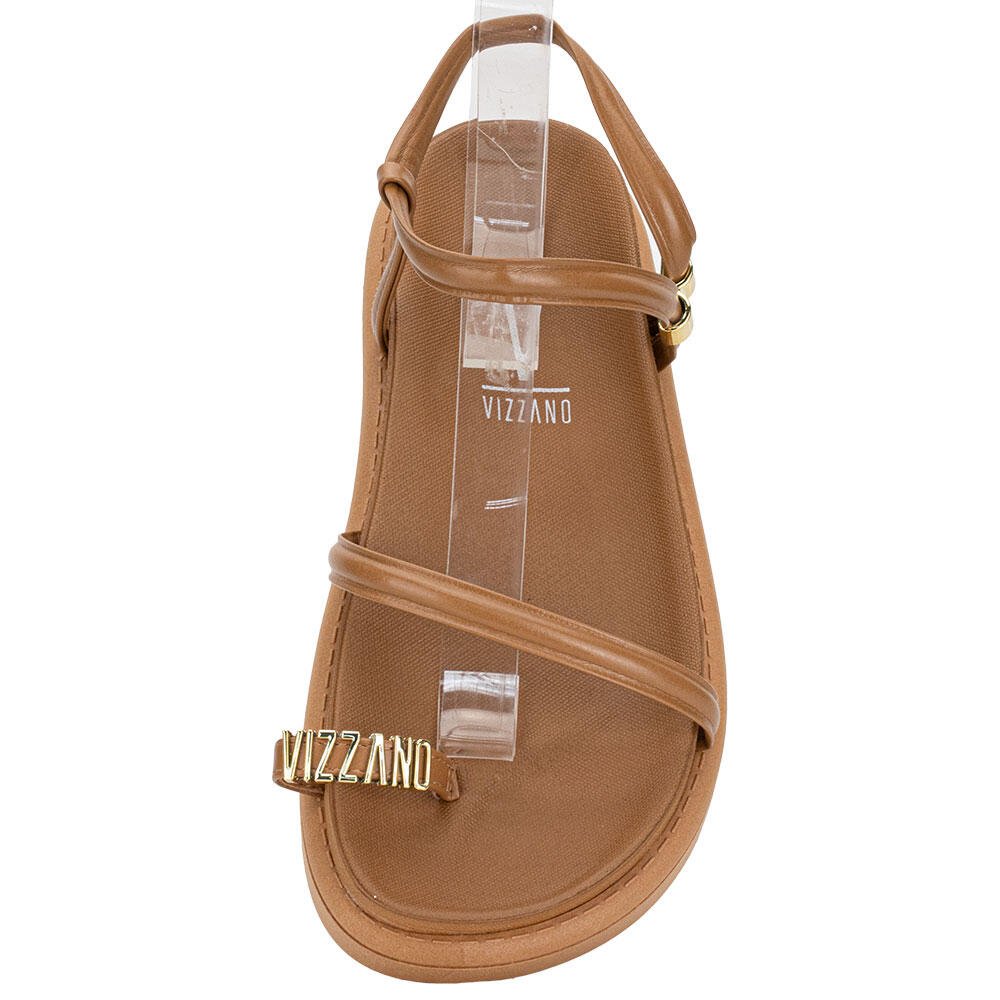 SANDÁLIA FEMININA FLAT VIZZANO 6510116 Camel 5