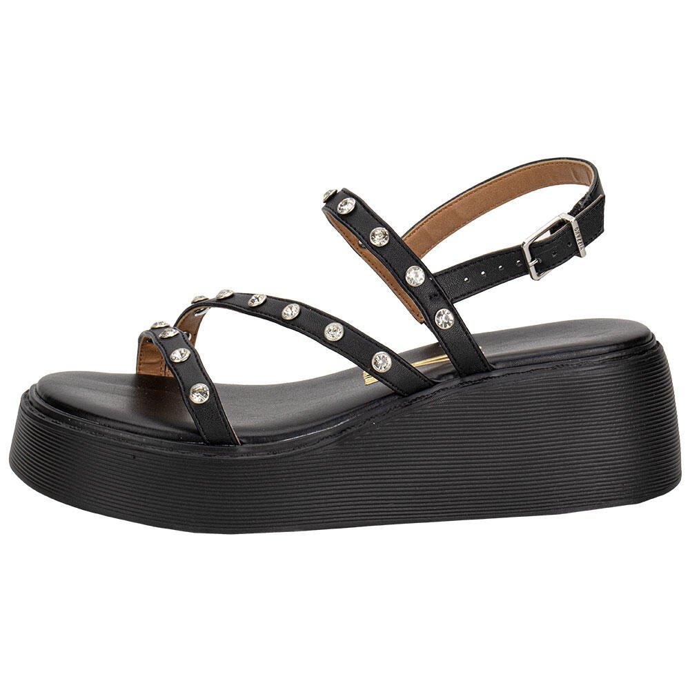 SANDÁLIA FEMININA ANABELA VIZZANO 6525101 Preto 2