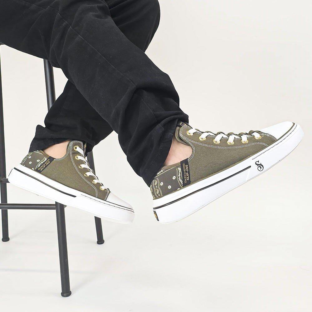 "Tênis Masculino Snoop Dogg: SKECHERS 251036" Oliva 2