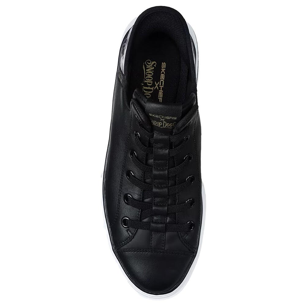 "Tênis Masculino Snoop One-Og Sketchers 251016" Preto/Branco 3