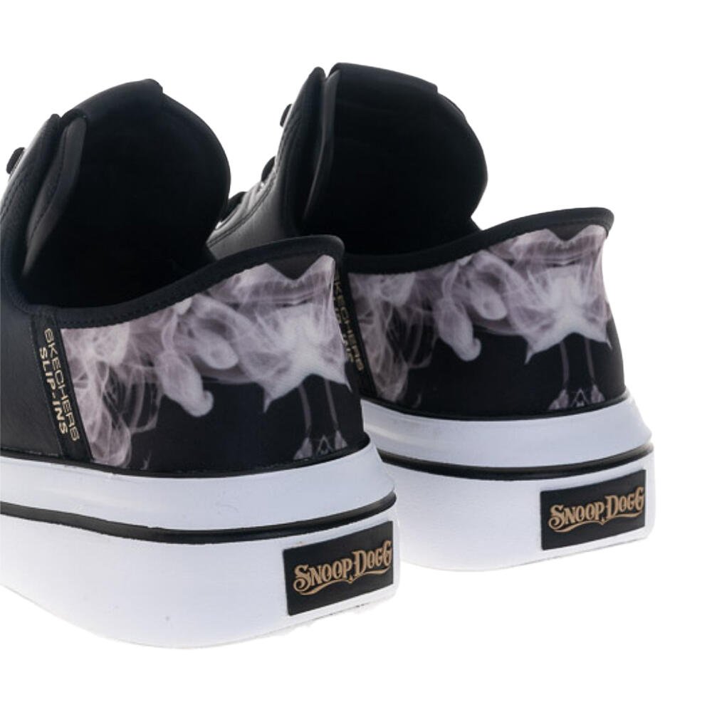 "Tênis Masculino Snoop One-Og Sketchers 251016" Preto/Branco 4