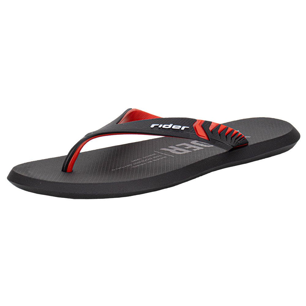 CHINELO MASCULINO R1 PRIME RIDER 12438 Preto/Vermelho 2